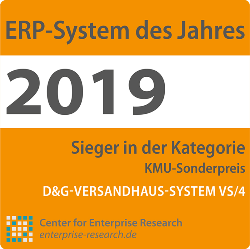   D&G-Versandhaus-System VS/4 räumt beim ERP-System des Jahres gleich doppelt ab