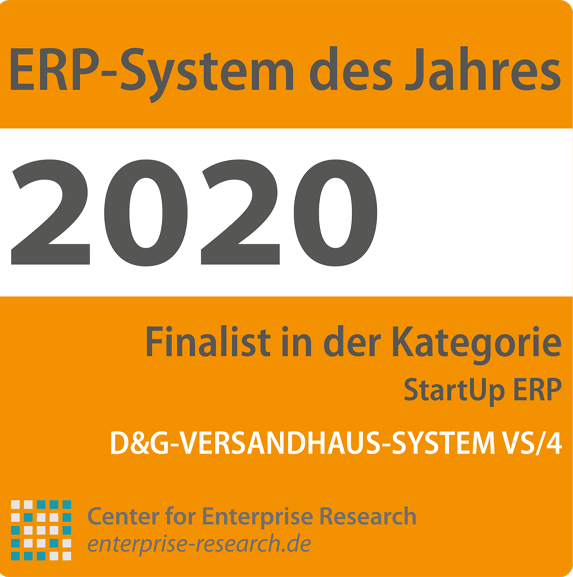 ERP-System des Jahres - zweichfache Auszeichnung für das D&G-Versandhaus-System VS/4 Bild 2